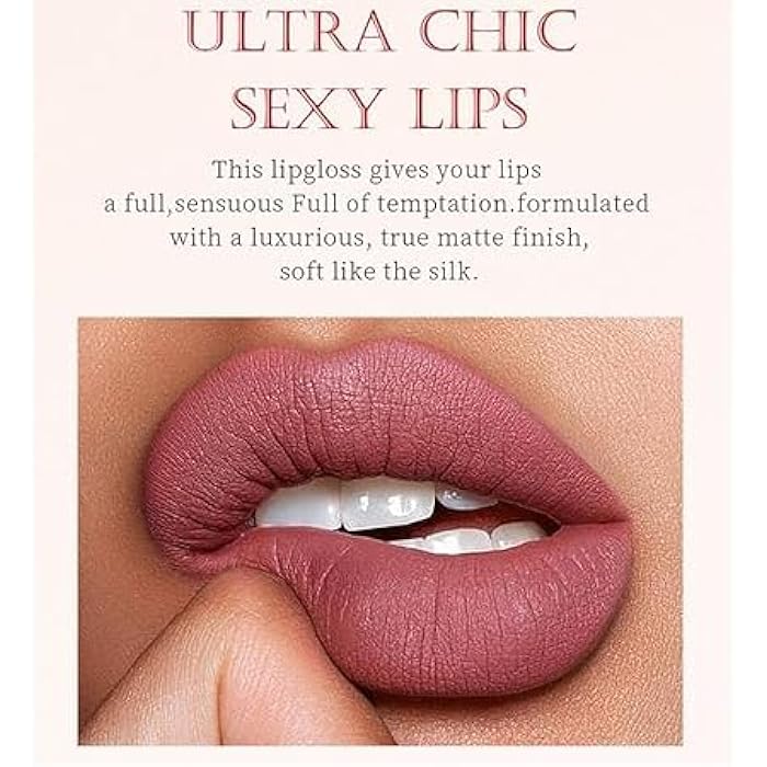 Sandra Colours Lip Gloss Set 12, Matte and Shiny Lip Gloss, Non-Stick Cup Liquid Lipstick, Professional Lip Makeup Gift - Image 5